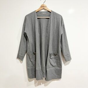 Eileen Fisher Organic Cotton Grey Cardigan Jacket